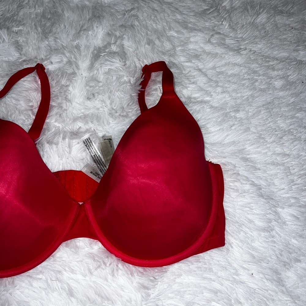 Victoria Secret Pink Red Women's Bra size 38DDD 38F